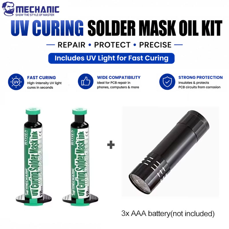 Phone Sanitizer Uv - MECHANIC UV Solder Mask Green Oil