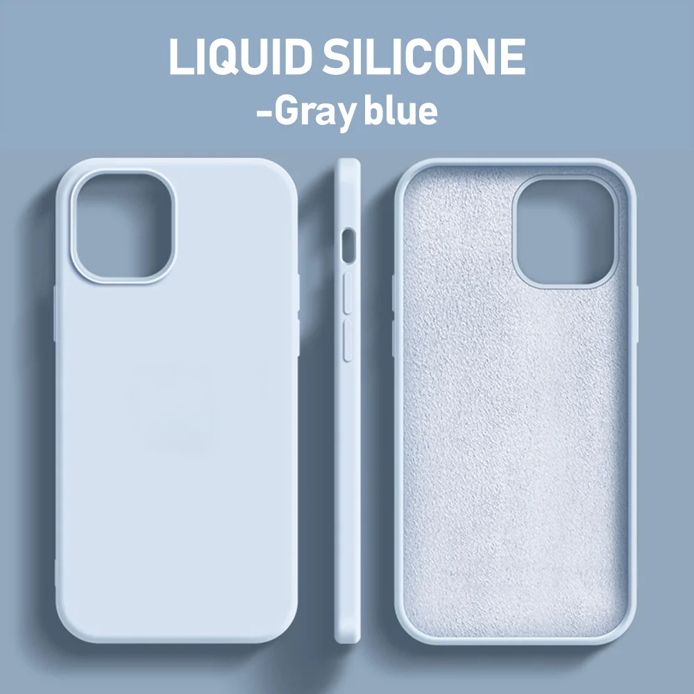 Phone Accessories Box Set - Original Liquid Silicone Cases For iPhone