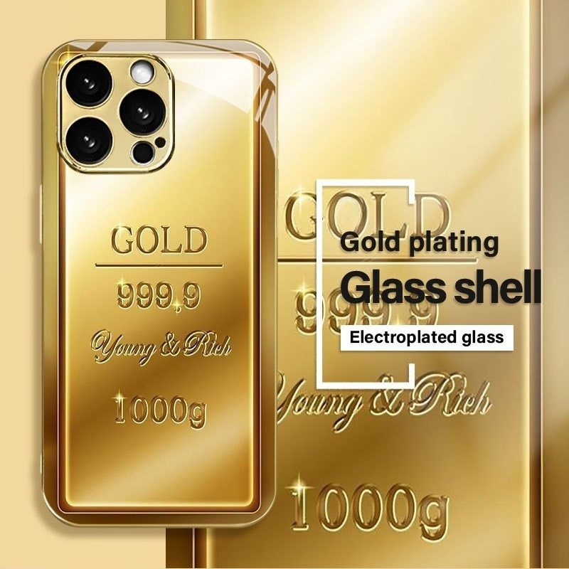 Gold bar pattern electroplated - огляд і ціна Phone Accessories Wholesale