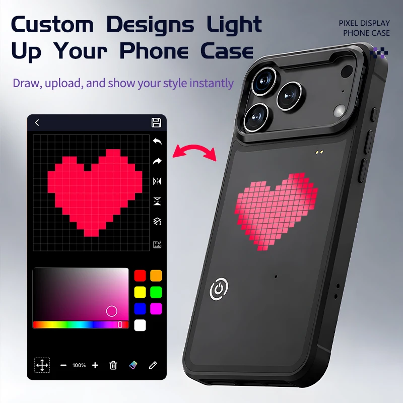 DIY Mode with APP Image Screen - огляд і ціна Phone Accessories And Cases