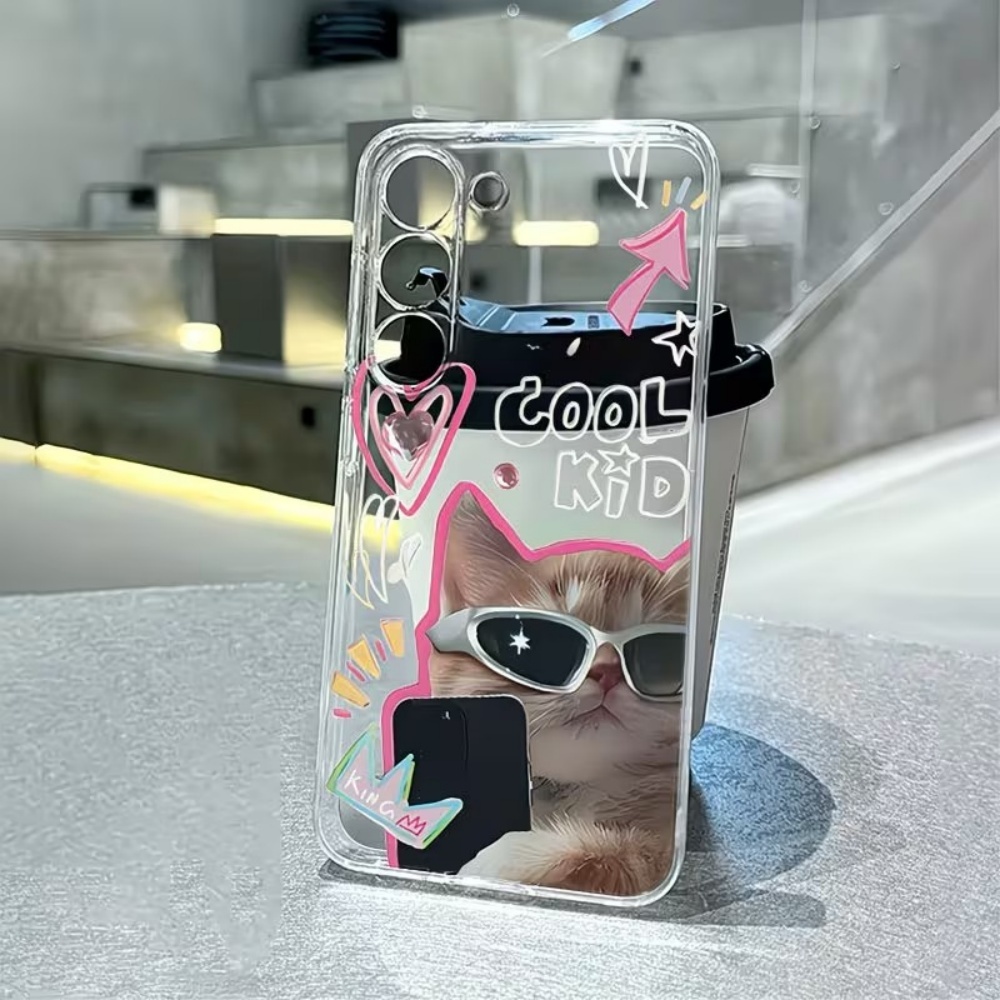 Puppy Pattern Clear TPU Phone  - огляд і ціна Samsung Galaxy A55