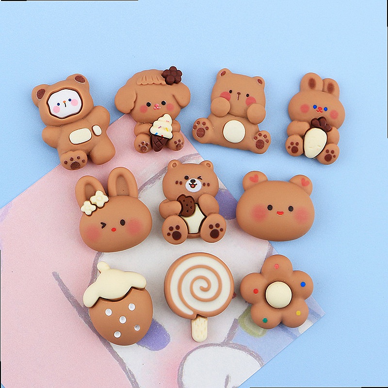 100pcs Mini Animal Resin Charm - огляд і ціна Phone Accessories Wholesale