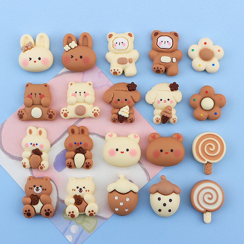 100pcs Mini Animal Resin Charm - огляд і ціна Phone Accessories Wholesale
