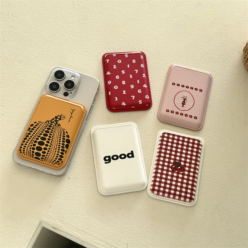 Cute Cartoon PU Leather Magnet - огляд і ціна Phone Accessories And Cases