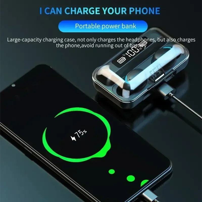 2026New F9 TWS wireless headph - огляд і ціна Bluetooth Earphone Tws