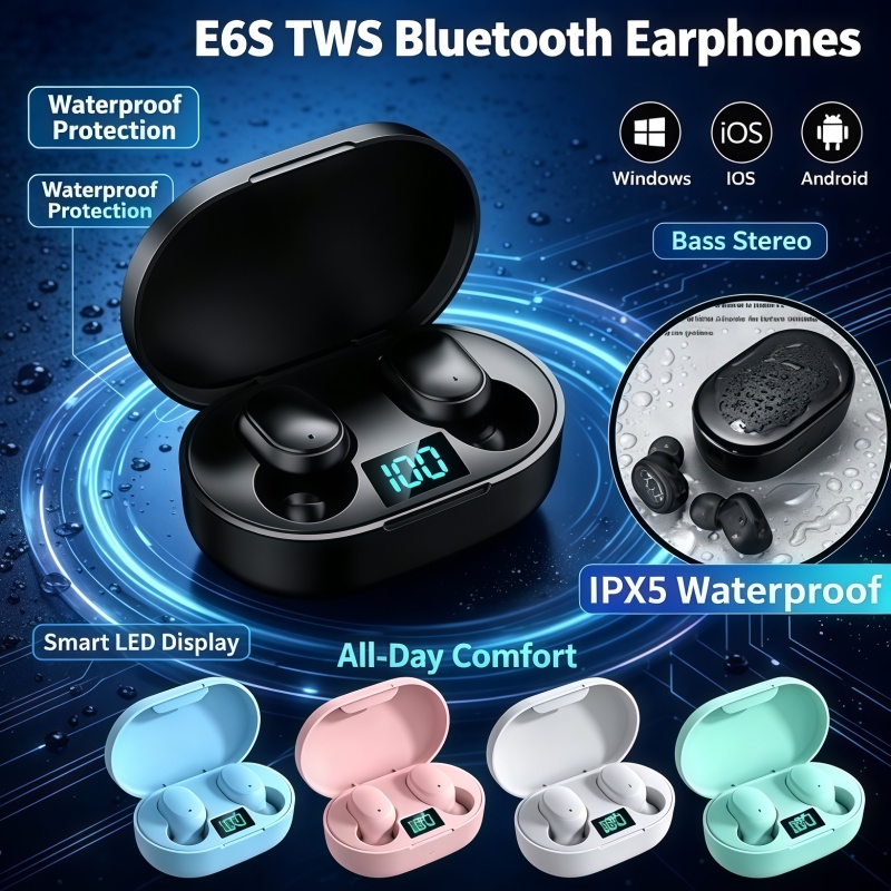 2026Hot-selling TWS E6S Fone B - огляд і ціна Bluetooth Earphone Tws