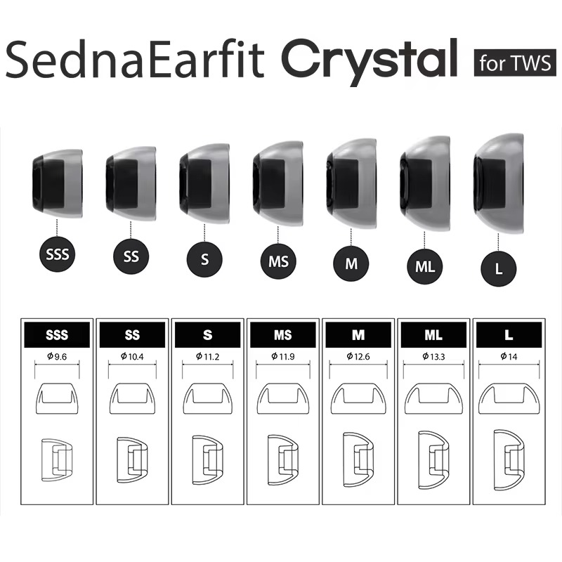 AZLA SednaEarfit Crystal Earti - огляд і ціна Bluetooth Earphone Tws