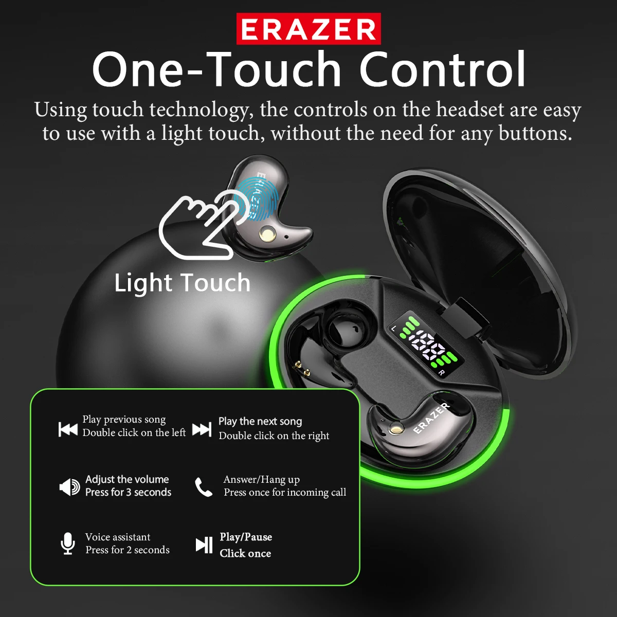 EARZER XF58 In-Ear Bluetooth H - огляд і ціна Bluetooth Earphone Tws